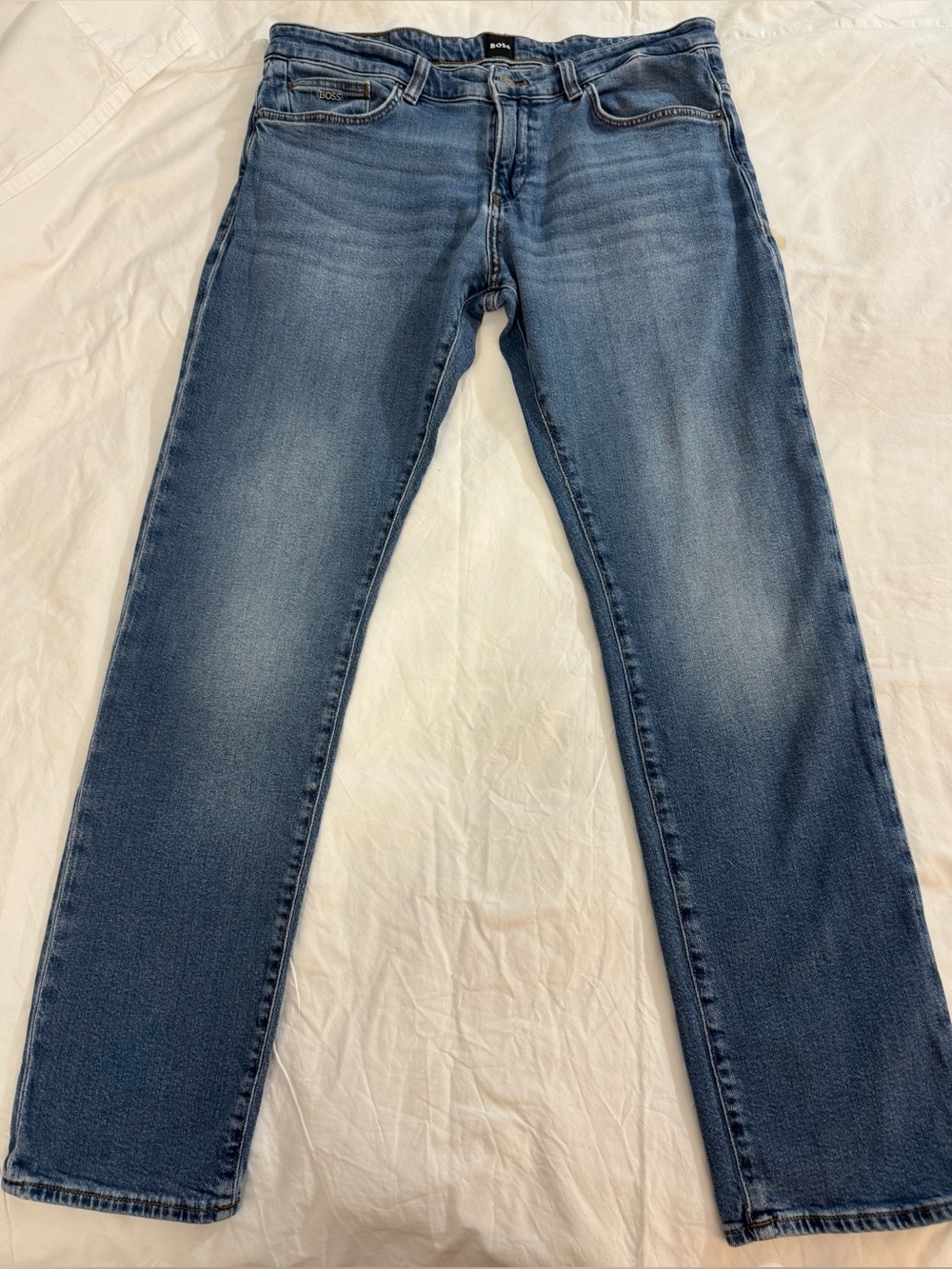 BOSS Delaware Slim Fit Jeans Men’s 34x32 Stretch Denim Designer